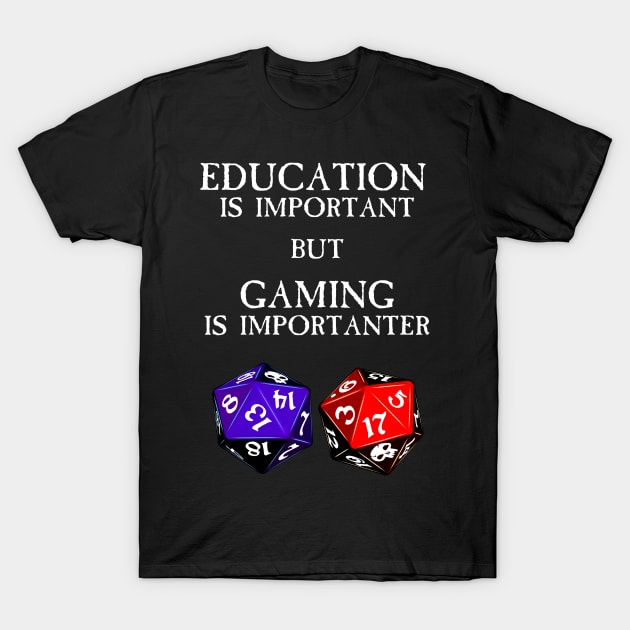 Education Is Important T-Shirt by SimonBreeze